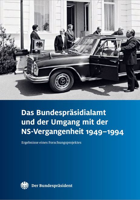 Broschüre: "Das Bundespräsidialamt und der Umgang mit der NS-Vergangenheit 1949–1994" (Abb. Titel)